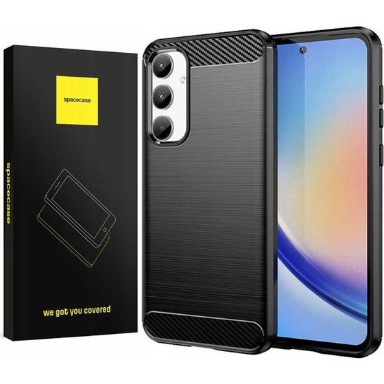 Spacecase Carbon Galaxy A35 5G black - (5905719108588)