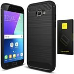 Spacecase Carbon Galaxy A5 2017 czarny - (SC000628)