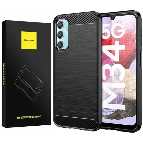 Spacecase Carbon Galaxy M34 5G black - (5905719105594)