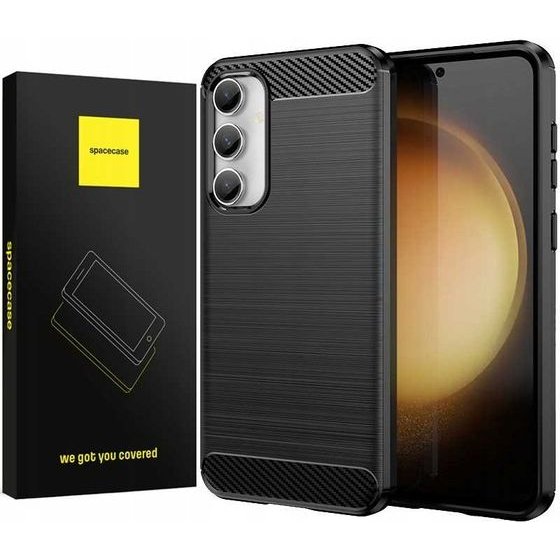 Spacecase Carbon Galaxy S23 FE black - (5905719105471)