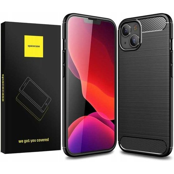 Spacecase Carbon iPhone 14 Plus czarny - (5905123426728)