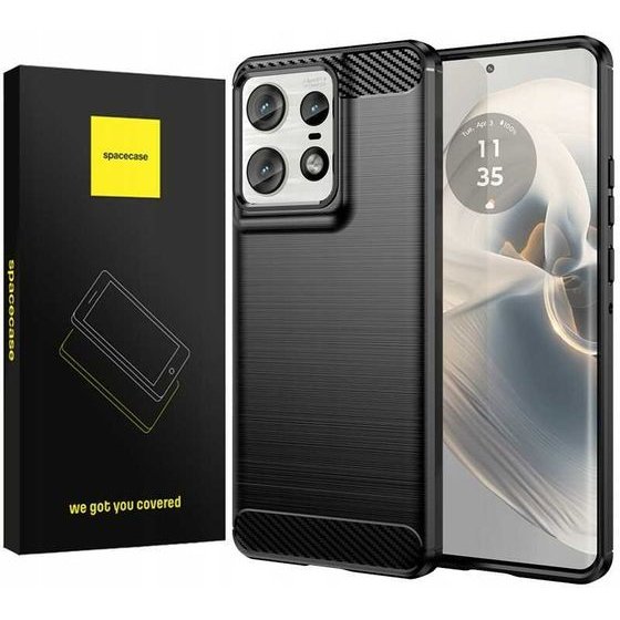 Spacecase Carbon Motorola Edge 50 Pro 5G black - (5905719110161)