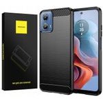 Spacecase Carbon Motorola Moto G34 / G45 5G black - (5905719108397)