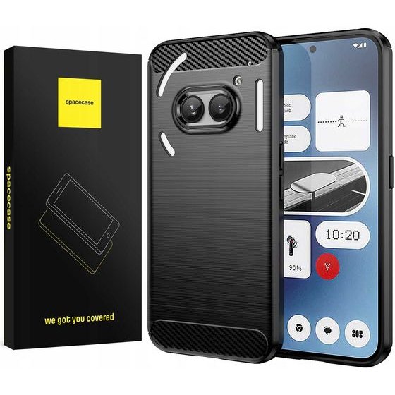 Spacecase Carbon Nothing Phone 2A / 2A Plus black - (5905719109516)