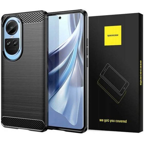 Spacecase Carbon Oppo Reno 10/10 Pro 5G black - (5905719102579)