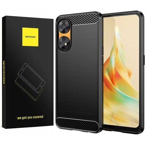 Spacecase Carbon Oppo Reno 8T black - (5905123490231)