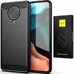 Spacecase Carbon Poco F2 Pro czarny - (5903943206100)