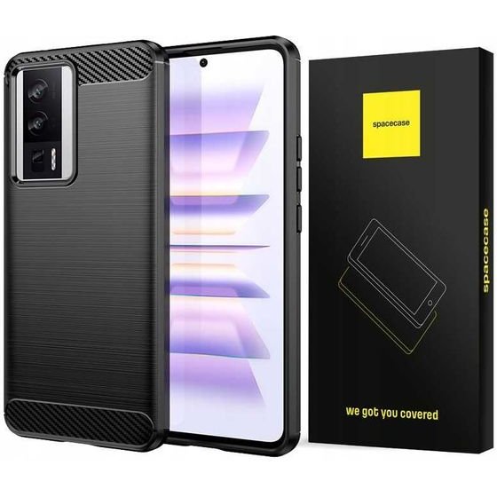 Spacecase Carbon Poco F5 Pro black - (5905719015527)