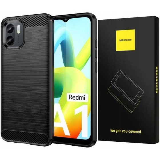 Spacecase Carbon Redmi A1/A2 black - (5905123441790)