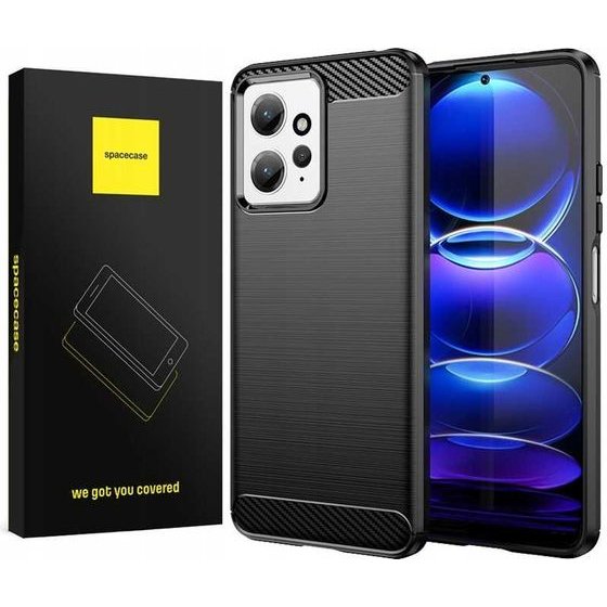 Spacecase Carbon Redmi Note 12 4G black - (5905123490507)