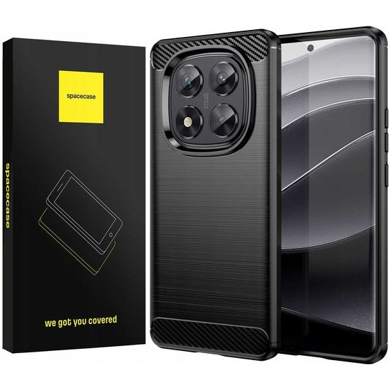 Spacecase Carbon Redmi Note 14 Pro 5G black - (5905719113681)