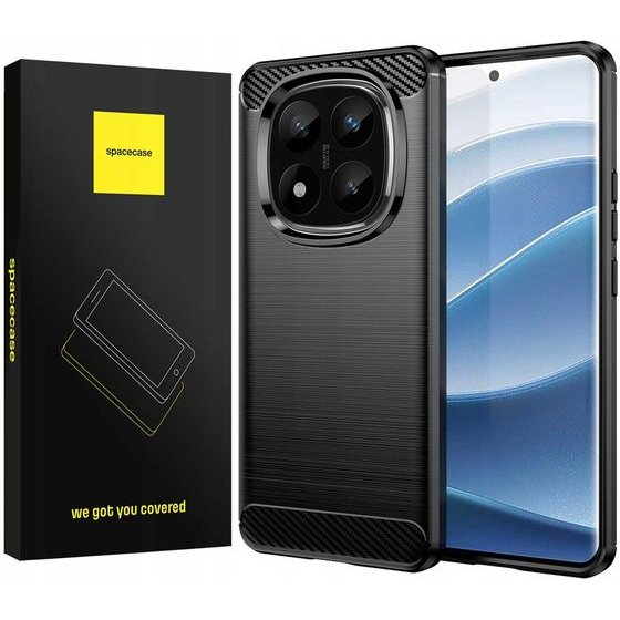 Spacecase Carbon Redmi Note 14 Pro+ 5G black - (5905719113698)