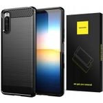 Spacecase Carbon Sony Xperia 10 IV czarny - (5903943295302)
