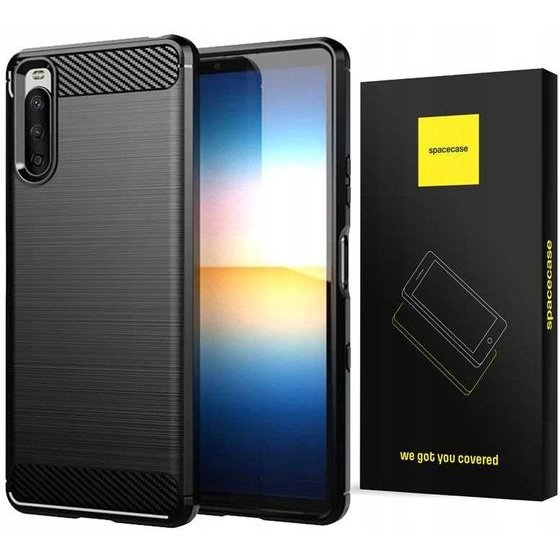 Spacecase Carbon Sony Xperia 10 IV czarny - (5903943295302)