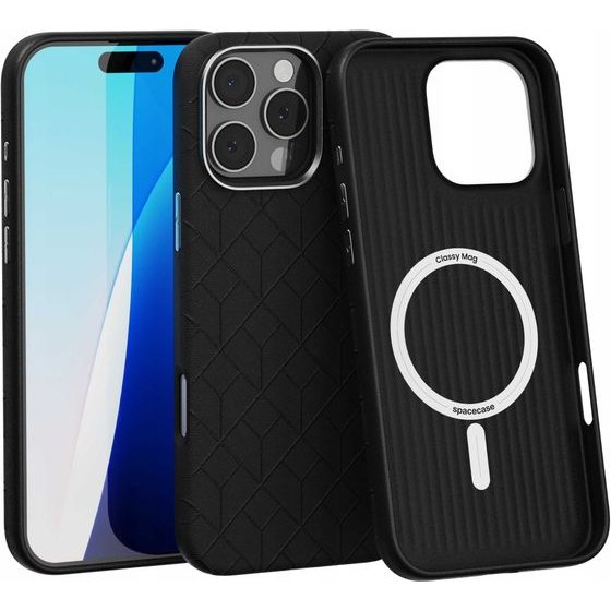 Spacecase Classy Mag iPhone 16 Pro Max black - (5905719112127)