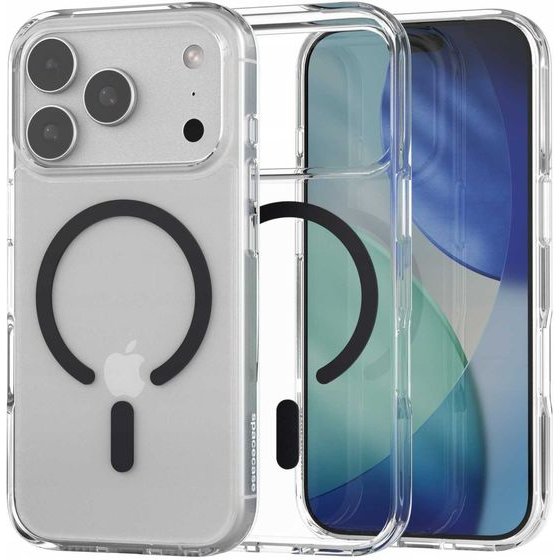 Spacecase Clear Mag iPhone 17 Pro black - (5905719131005)
