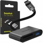 Spacecase DataHub USB-C 3-in-1 Card Reader space gray - (SCCRDH-S1-SG)