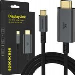 Spacecase DisplayLink USB-C HDMI Cable 4K 60Hz 1.8M gray - (SCDCDL-S1-SG)