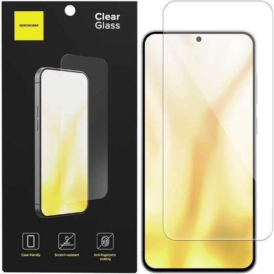 Spacecase Glass Clear 2.5D Galaxy S25 FE - (5905719132590)