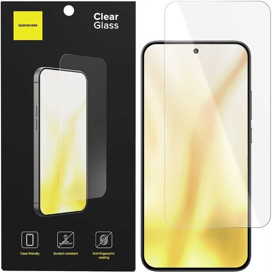 Spacecase Glass Clear 2.5D Poco F7 5G / RM Note 15 Pro 5G - (5905719129774)