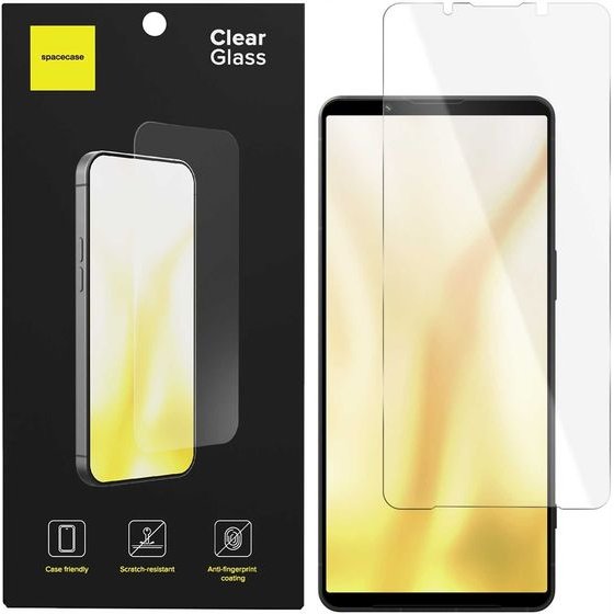 Spacecase Glass Clear 2.5D Xperia 1 VI/VII - (5905719119683)
