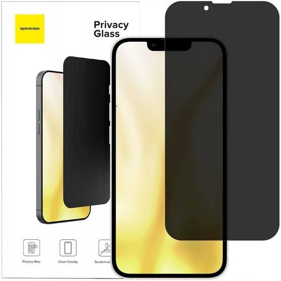 Spacecase Glass Privacy iPhone 13 Mini - (5905719141776)