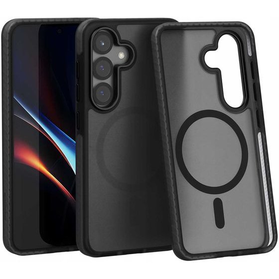 Spacecase Hybrid Fusion Mag Galaxy S25 black - (5905719114244)