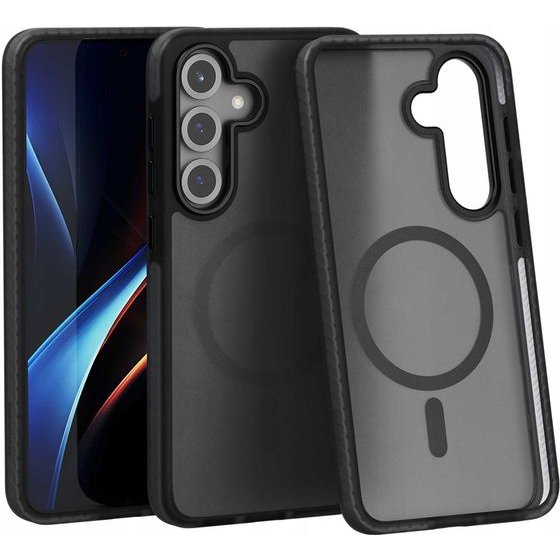 Spacecase Hybrid Fusion Mag Galaxy S25+ black - (5905719114282)