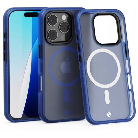 Spacecase Hybrid Fusion Mag iPhone 16 Pro dark blue - (5905719112455)