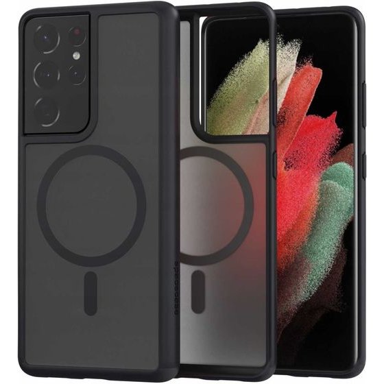 Spacecase Hybrid Mag Galaxy S21 Ultra black - (5905719103385)