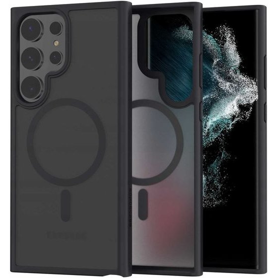 Spacecase Hybrid Mag Galaxy S22 Ultra black - (5905719103392)