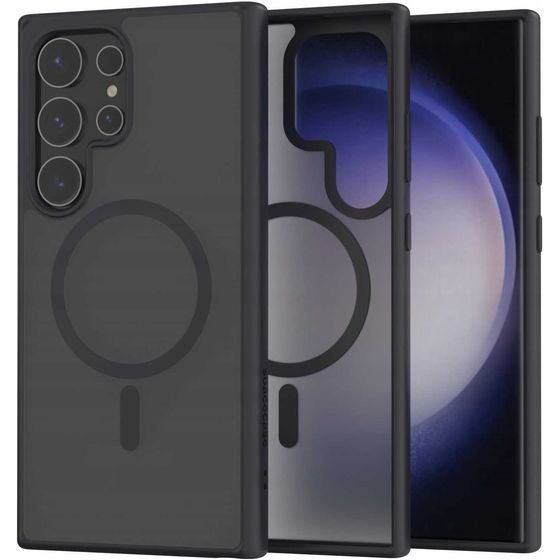 Spacecase Hybrid Mag Galaxy S24 Ultra black - (5905719107123)