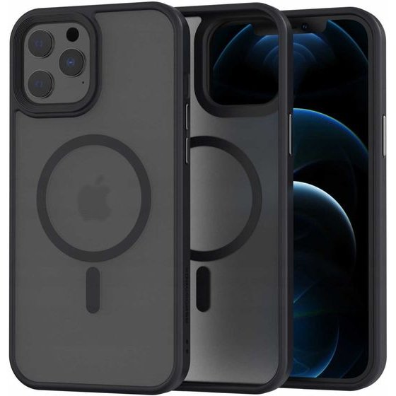 Spacecase Hybrid Mag iPhone 12 Pro Max black - (5905719102807)