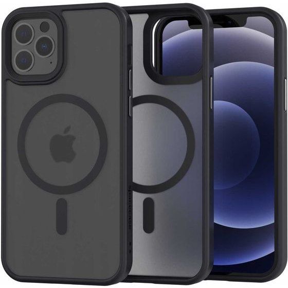 Spacecase Hybrid Mag iPhone 12/12 Pro black - (5905719102791)