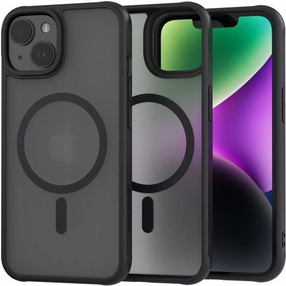 Spacecase Hybrid Mag iPhone 13/14 black - (5905719138578)