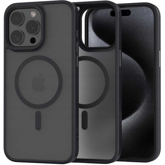 Spacecase Hybrid Mag iPhone 15 Pro Max black - (5905719103231)