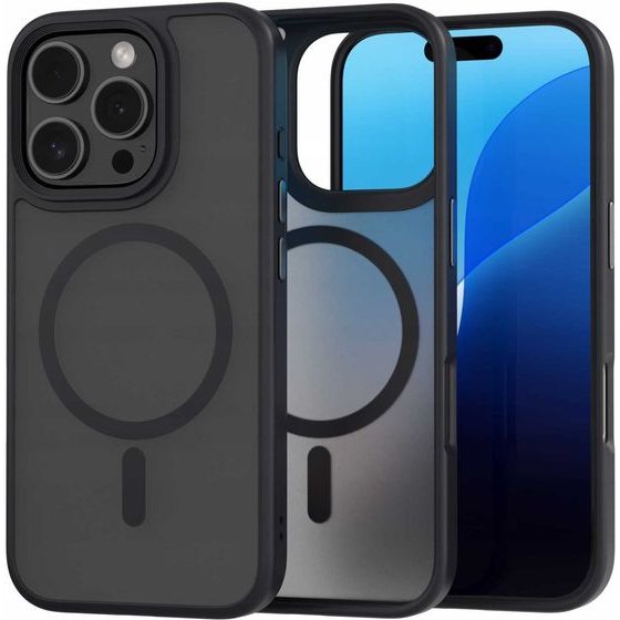 Spacecase Hybrid Mag iPhone 16 Pro black - (5905719111854)