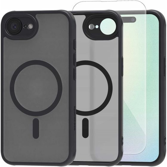 Spacecase Hybrid Mag iPhone 16E / 17E black - (5905719117870)