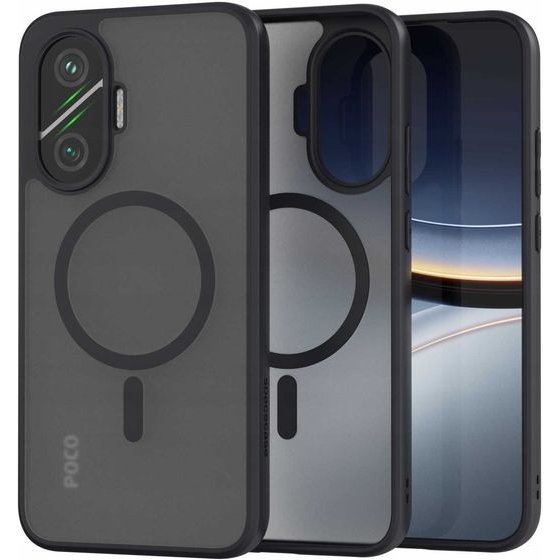 Spacecase Hybrid Mag Poco F7 5G black - (5905719129729)