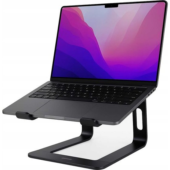 Spacecase Laptop aluminium stand black - (5903943294701)