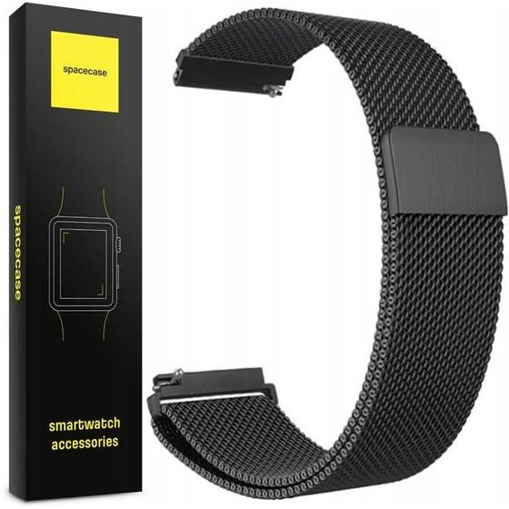 Spacecase Milanese 22mm black - (5903943240746)