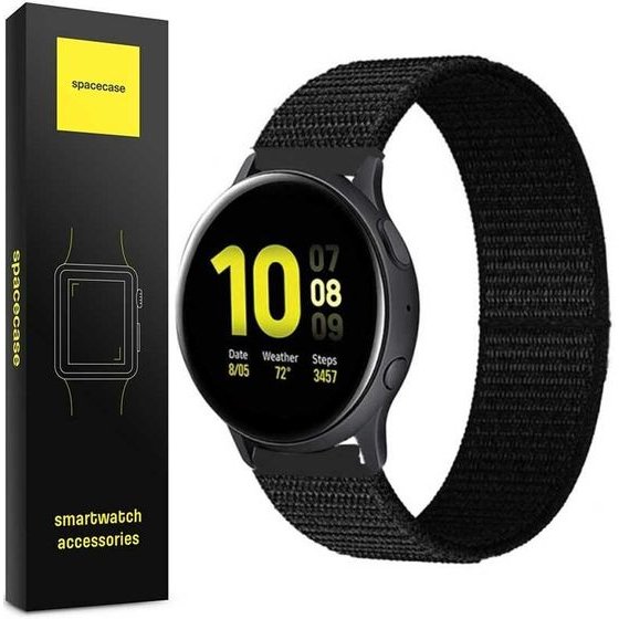 Spacecase Nylon Strap 20mm black - (5903943241620)