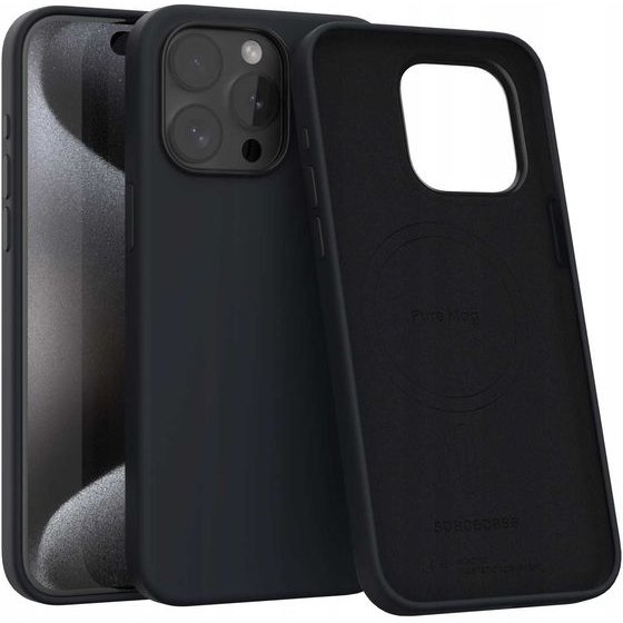 Spacecase Pure Mag iPhone 15 Pro Max black - (5905719113780)