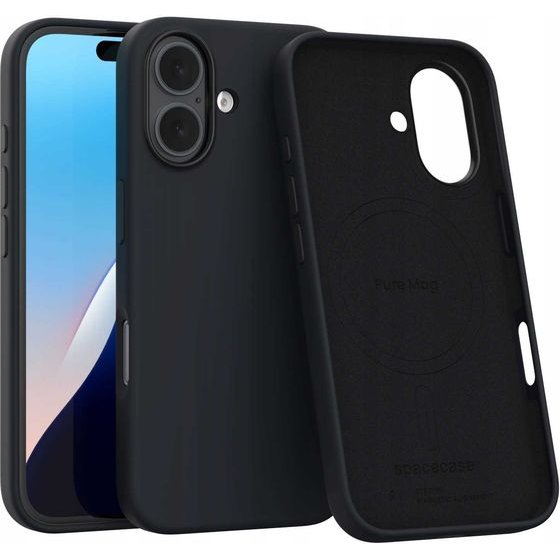 Spacecase Pure Mag iPhone 16 black - (5905719112240)
