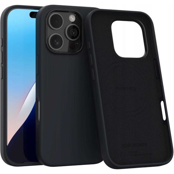 Spacecase Pure Mag iPhone 16 Pro black - (5905719112271)