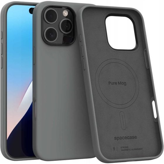 Spacecase Pure Mag iPhone 16 Pro Max gray - (5905719112332)