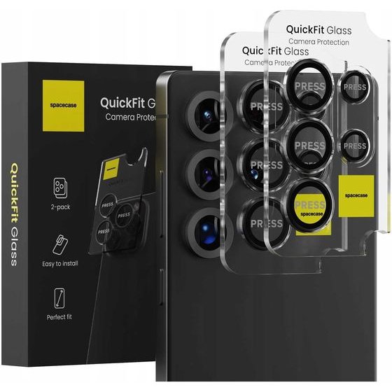 Spacecase QuickFit Camera Galaxy S25 Ultra black - (5905719117672)