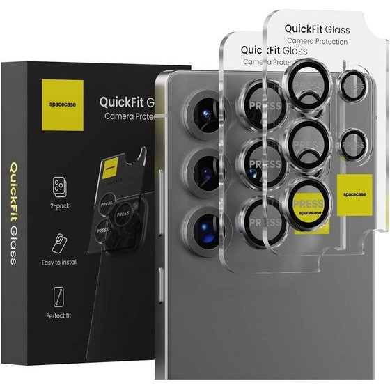 Spacecase QuickFit Camera Galaxy S25 Ultra silver - (5905719118136)