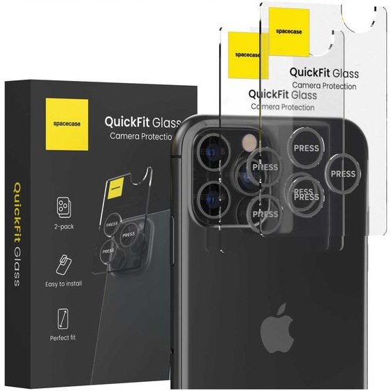 Spacecase QuickFit Camera iPhone 11 Pro/11 Pro Max/12 Pro black - (5905719112592)