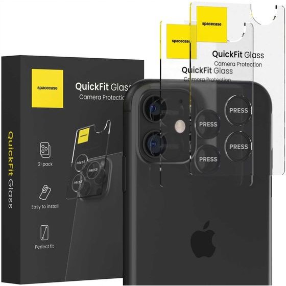 Spacecase QuickFit Camera iPhone 11/12/12 mini black - (5905719112585)